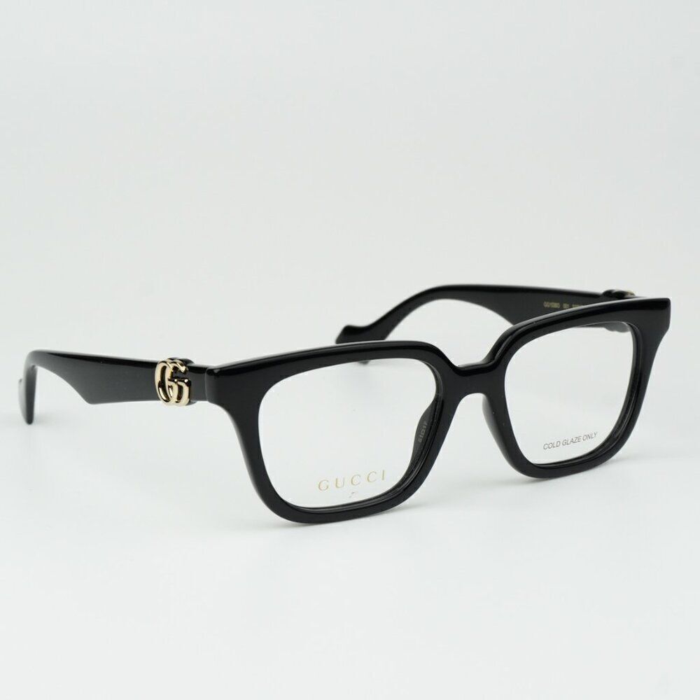 NEW Gucci GG1536O 001 Black Square Women Eyeglasses GG 1536O